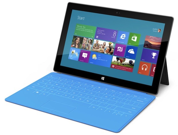 Microsoft Surface con cover per tastiera Multitouch