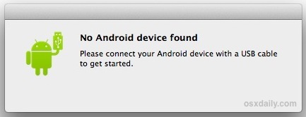 Nessun errore rilevato su dispositivo Android