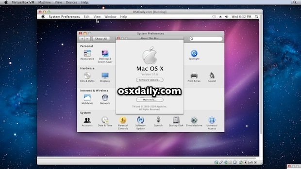 Mac OS X Snow Leopard in una macchina virtuale