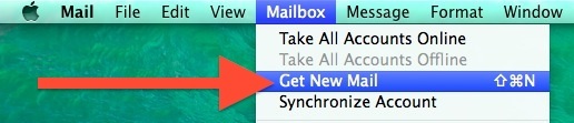 Ottieni nuova posta nell'app OS X Mail