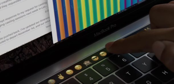 Touchbar di MacBook Pro