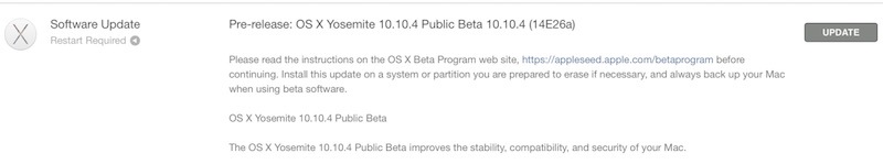 OS X 10.10.4 beta 4