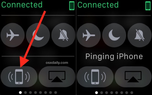 Ping un iPhone fuori posto con Apple Watch