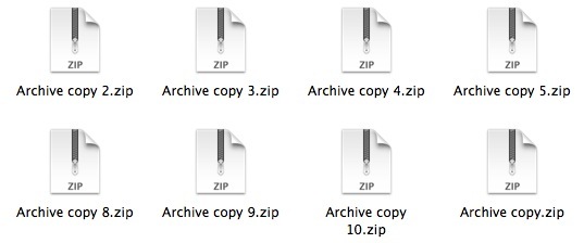 Sposta i file zip automaticamente dopo la decompressione