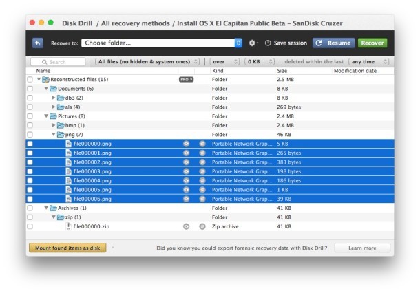 Recupera i file cancellati da un Mac con Disk Drill