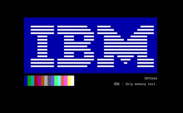 IBM Boot Screen