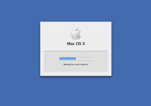 Schermata di avvio di Mac OS X 10.0