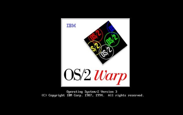 Schermata di avvio Warp OS / 2