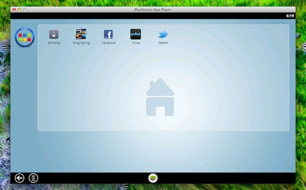 BlueStacks esegue app Android in Mac OS X