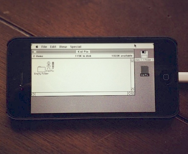 Mac OS classico in esecuzione su un iPhone