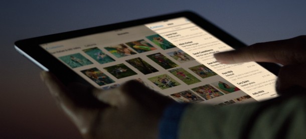 Night Shift su iPad