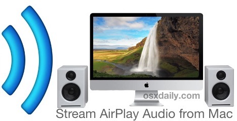 Riproduci l'audio AirPlay da un Mac