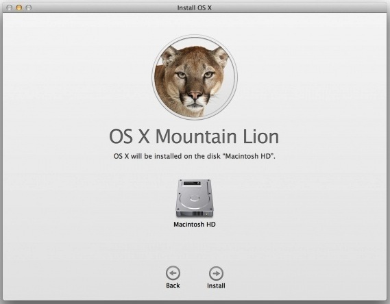 Schermata OS X Installer