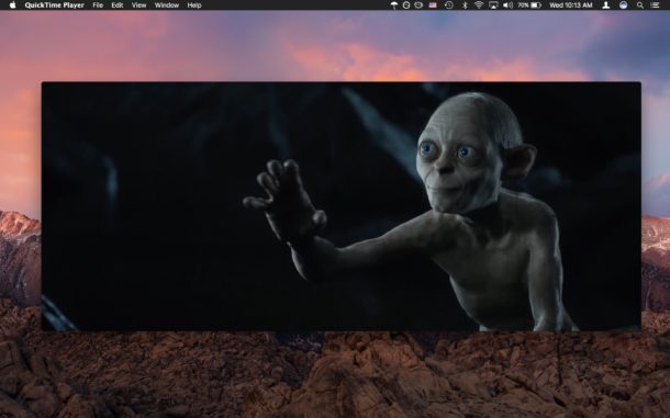 QuickTime è un ottimo riproduttore video per Mac ed è gratuito con ogni Mac