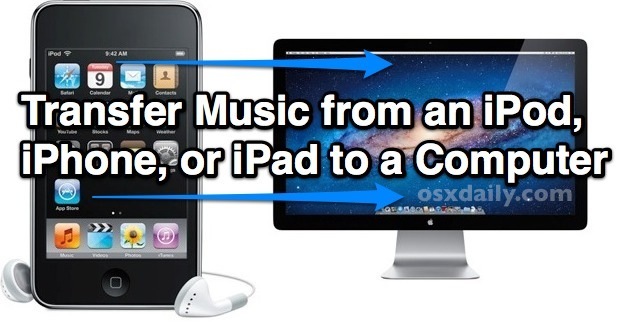 Trasferisci musica da iPod o iPhone a un computer