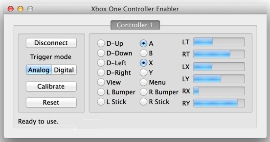 Enabler per controller Xbox One in Mac OS X