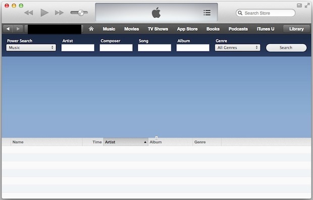 Power Search Music in iTunes