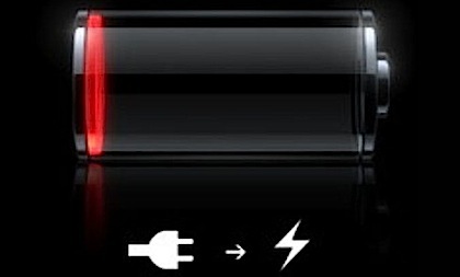 Indicatore di batteria scarica iPhone