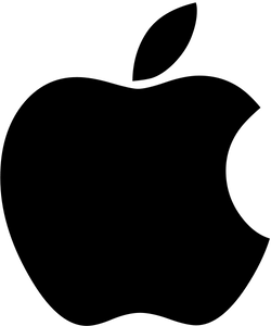 Logo Apple nero