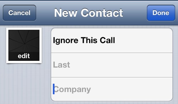 Lista nera chiamante iPhone ti permette di bloccare / ignorare le chiamate facilmente